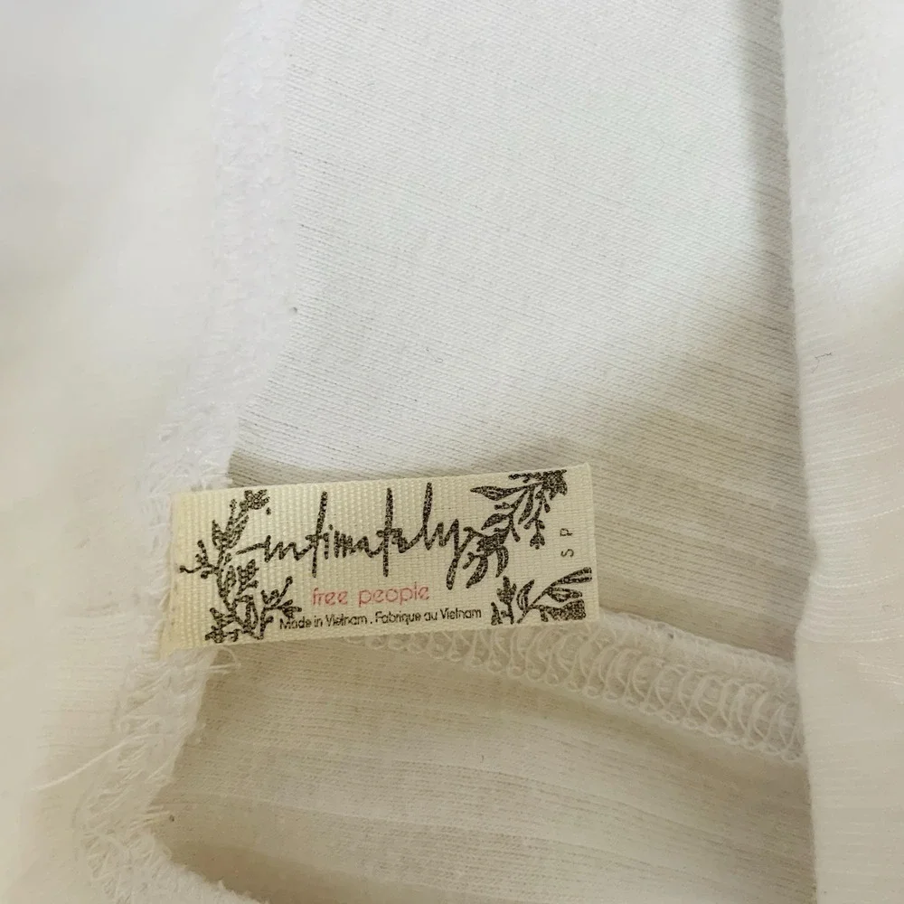 Free People The Rickie - Neck Top Womens SZ‎ - Small. (White)